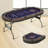71'' 8 - Player Foldable Poker Table with Padded Rails and Cup Holders-97913272