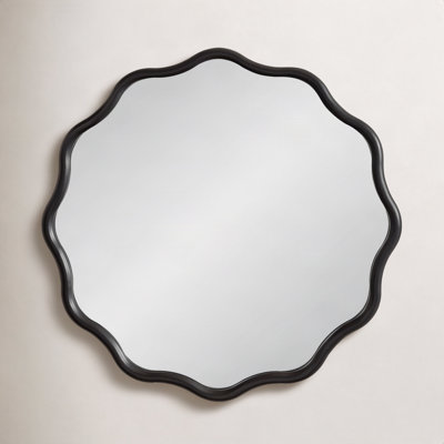 30" Solid Wood Accent Mirror