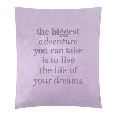 Tapisserie en polyester, le plus grand témoignage de citation adventure