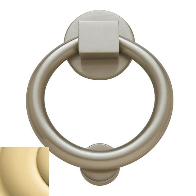Ring Door Knocker, Non-Lacquered Brass
