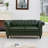 Oma 62" Rolled Arm Chesterfield Loveseat-710986909
