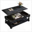 Table basse à plateau relevable avec tablette fixe Farmhouse