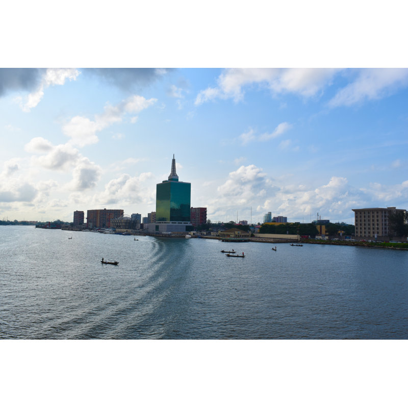 Lagos Nigeria Skyline - Wrapped Canvas Print, 20cm H x 30cm W x 3.8cm D