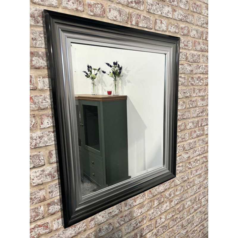 Riker Flat Wall Mirror, 76cm x 66cm