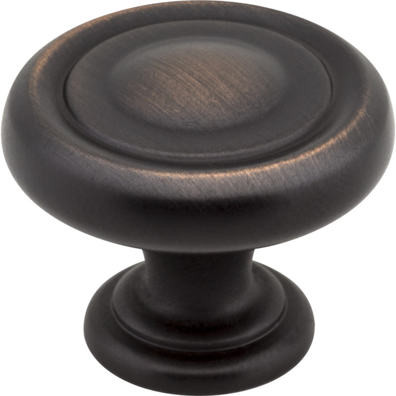 Bremen I 1 1/4" Diameter Mushroom Knob, Brushed Oil Rubbed Bronze