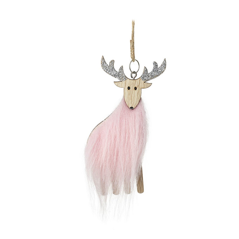 12cm Wood Hanging Figurine Ornament