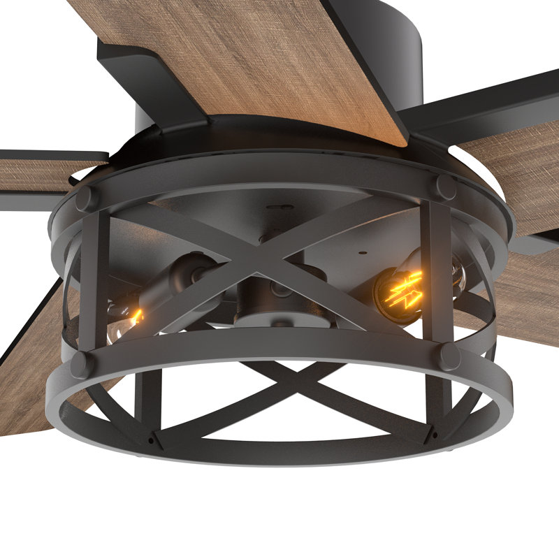 Ventilateur de plafond 52 "avec lumière Farmhouse