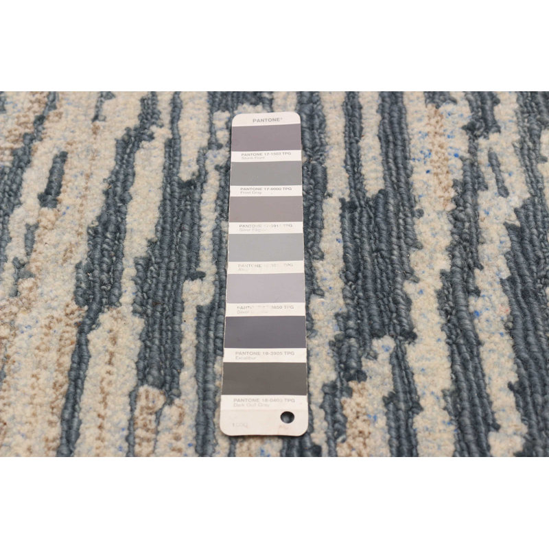 Tapis gris foncé Tangier 6 pi 9 po x 9 pi 9 po