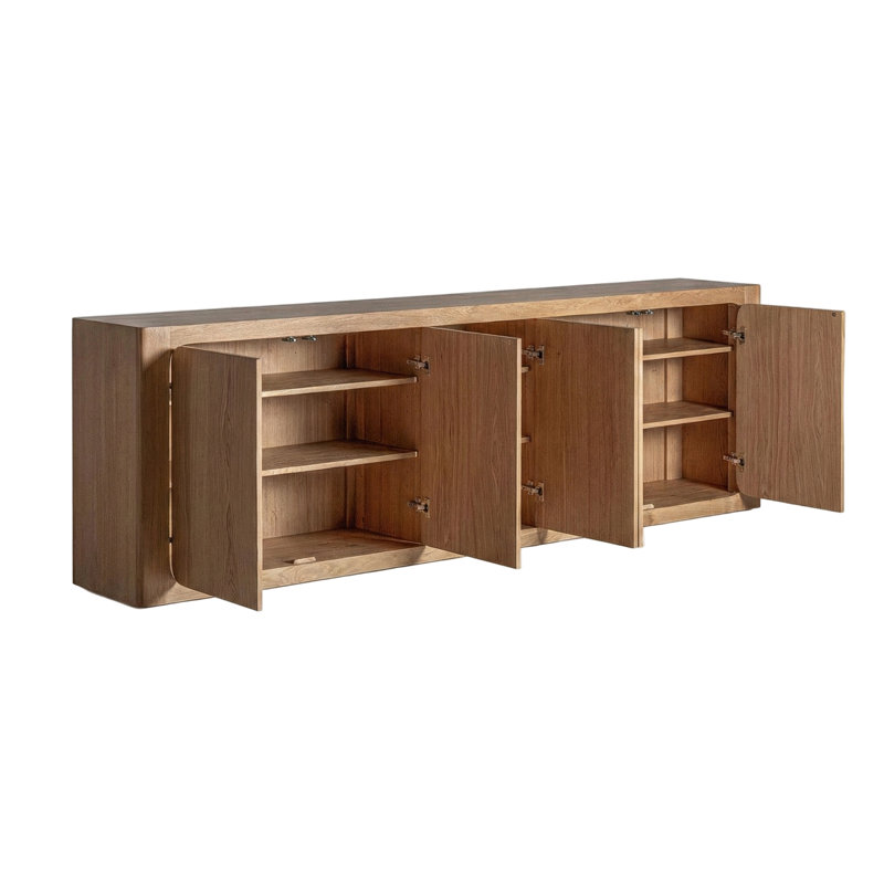 Tara Solid Wood Sideboard, Clear