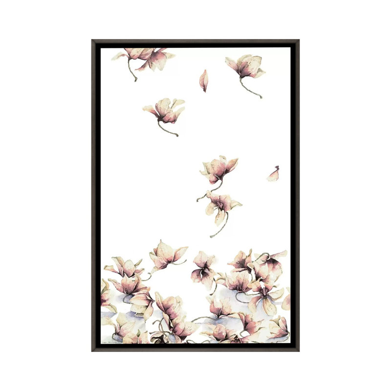 " Ephemeral " by Maggie Vandewalle, Dark Rustic Wood Framed, 40" H x 26" W x 1.5" D, No Mat