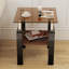 Ensemble de 2 tables à thé modernes en verre trempé-1261315856-1261315857