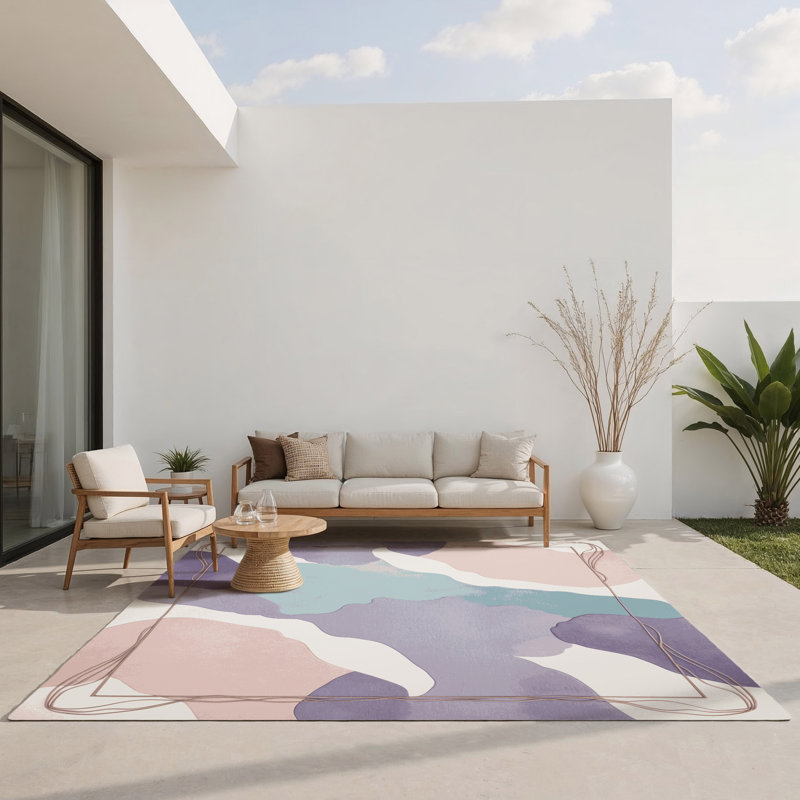 Tapis intérieur et extérieur Silver Crest, Rectangle 1 pi 6 po x 2 pi 6 po