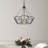 Phifer 4- Light Modern Black Drum Pendant Lighting