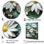 Marguerite blanche en fleurs élégance VI sur toile-1247928545-1247928547