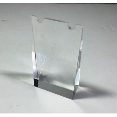 Présentoir à bijoux transparent en plexiglas et anneau d'oreille