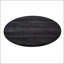 Table basse ovale contemporaine Anze avec tablette en bois, placage durable et espace de rangement supplémentaire, idéale pour les espaces de vie modernes.-133702533