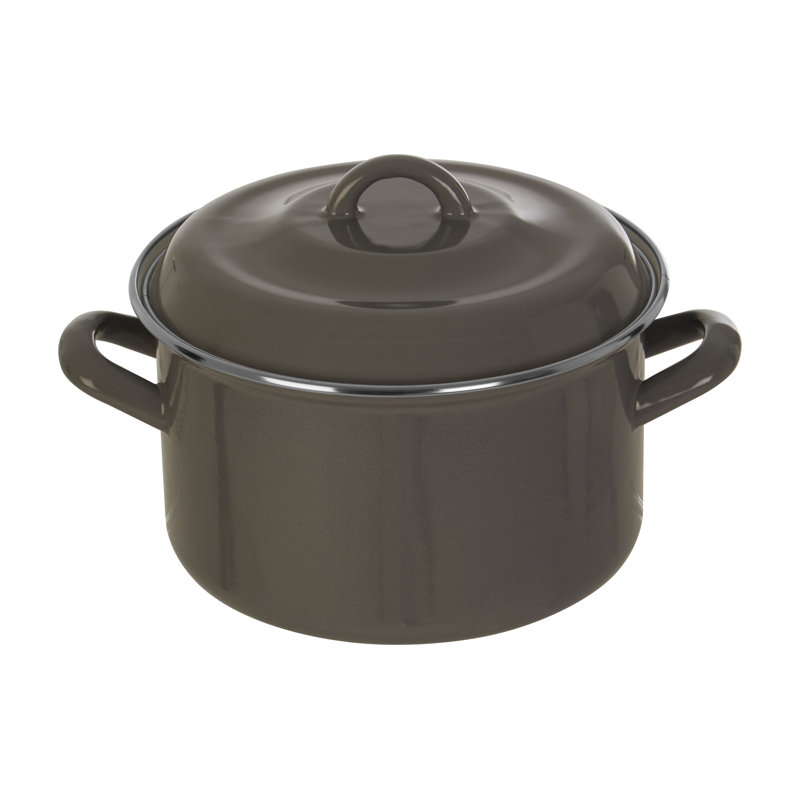 Danielburnham 3.7 l Aluminium Round Casserole, Grey