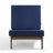 Polett Outdoor Conversation Set Solid Wood Group With Armless Chair And Side Table-1206802450-1206802463