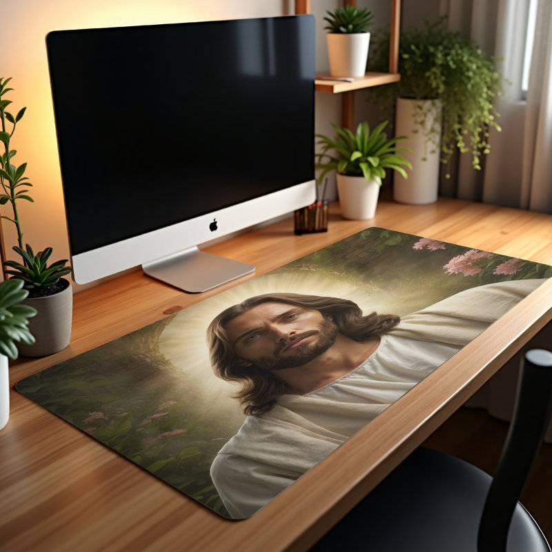 Polyester Desk Pad, 23.6x13.8