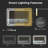 Frameless Bathroom Vanity Mirror with Front and Back LED Lighted, Defogging Dimmable Wall Mirror-424920213