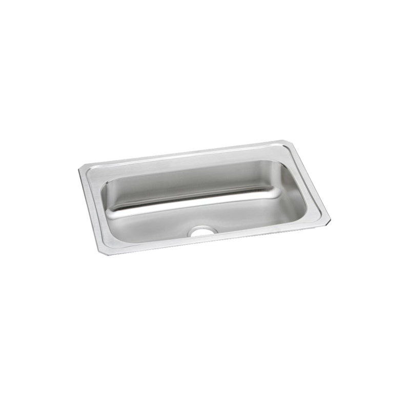 Celebrity Elkay Stainless Steel 33" L x 22" W Drop-In Kitchen Sink, 5 hole