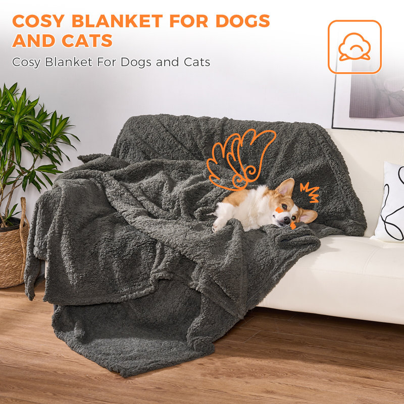 Microfiber / Polyester Pet Blanket, 203cm L x 152cm W