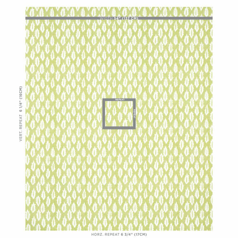 Tissu Schumacher x Molly Mahon Forest, Vert gazon
