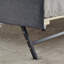 Lit de jour rembourré avec lit gigogne et charge USB, lin-417258324