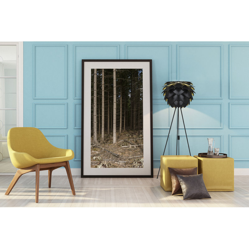  Lampe trépied 57 ", Noir, Black/Gold