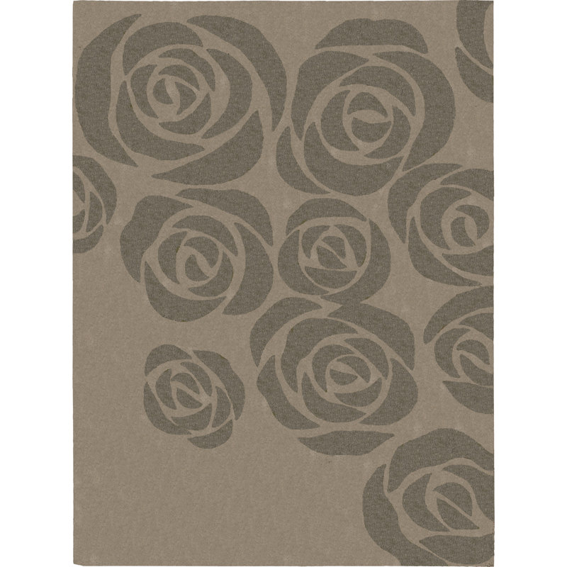 Tereza Wool Floral Indoor Rug, Rectangle 8' x 11'