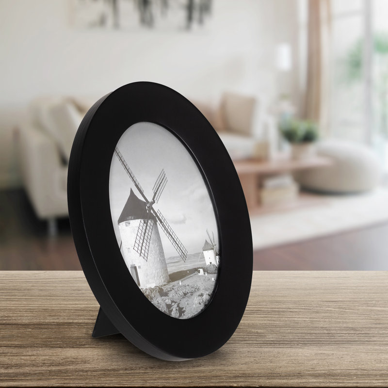 Tyndall Wood Matte Picture Frame, Black, 5" x 7"