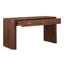 Bureau d'écriture en bois avec 3 tiroirs et bords arrondis Easton-129944772