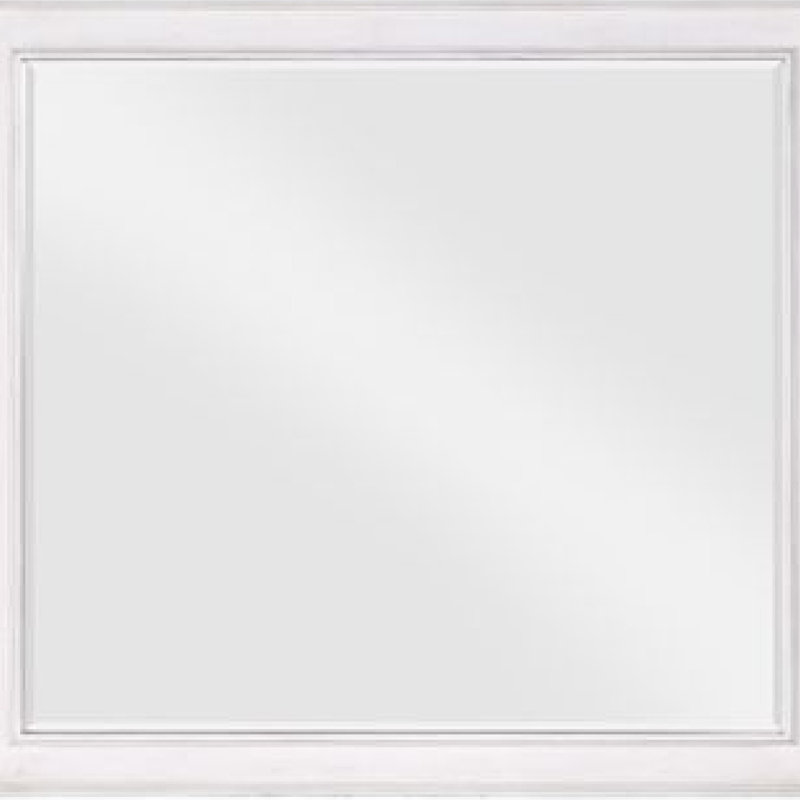Wood Flat Wall Mirror