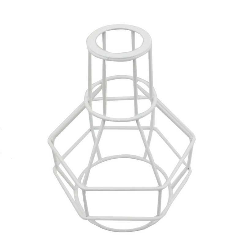 20cm H Metal Novelty Lamp Shade ( Uno ), White