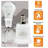 Candelabra to Standard Light Bulb Socket Adapter