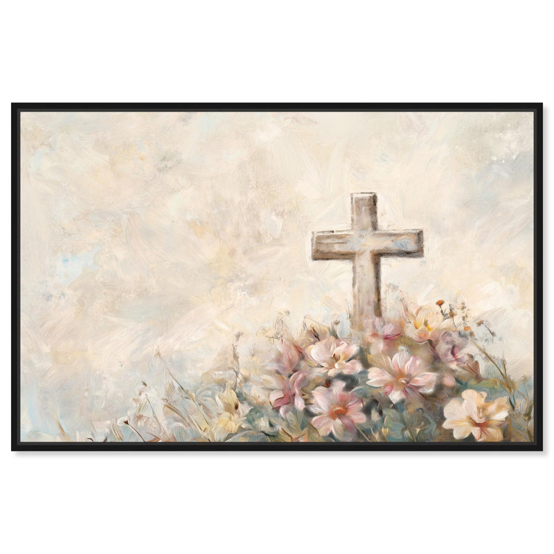 «Blessed Remembrance Canvas» par Art Remedy, H 11 po x l 16 po, Cadre noir