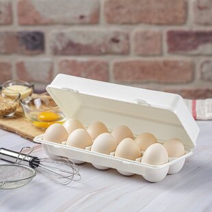 Prep & Savour Daizah Natural Pulp Paper Egg Cartons Flats Holds 30 Eggs