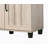 Cortona 45"W Dusty Gray Oak Finish 3-Door Shoe Cabinet-972224742