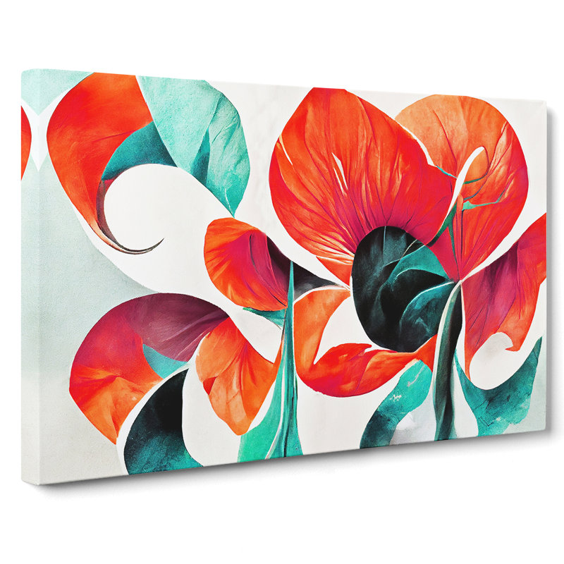 Flower Abstract Vol.2 - Wrapped Canvas, 50cm H x 76cm W x 3cm D