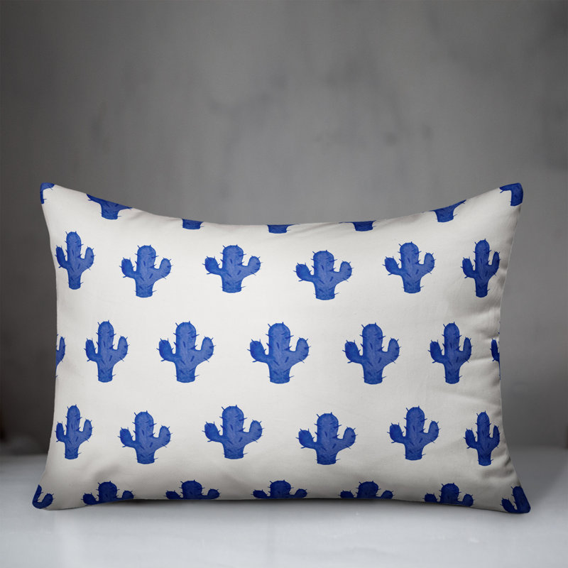  Cacti Pattern Lumbar Pillow