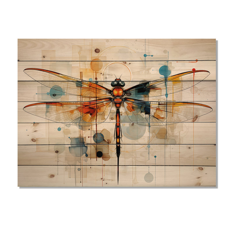 Lotta - Animaux, reproduction sur bois de pin naturel, H 24 po x l 32 po