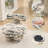 Upholstered Fleece Ottoman with Backrest and Legs