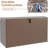 9 9Gallon Brown Resin Deck Box,Patio Deck Box For Package Delivery