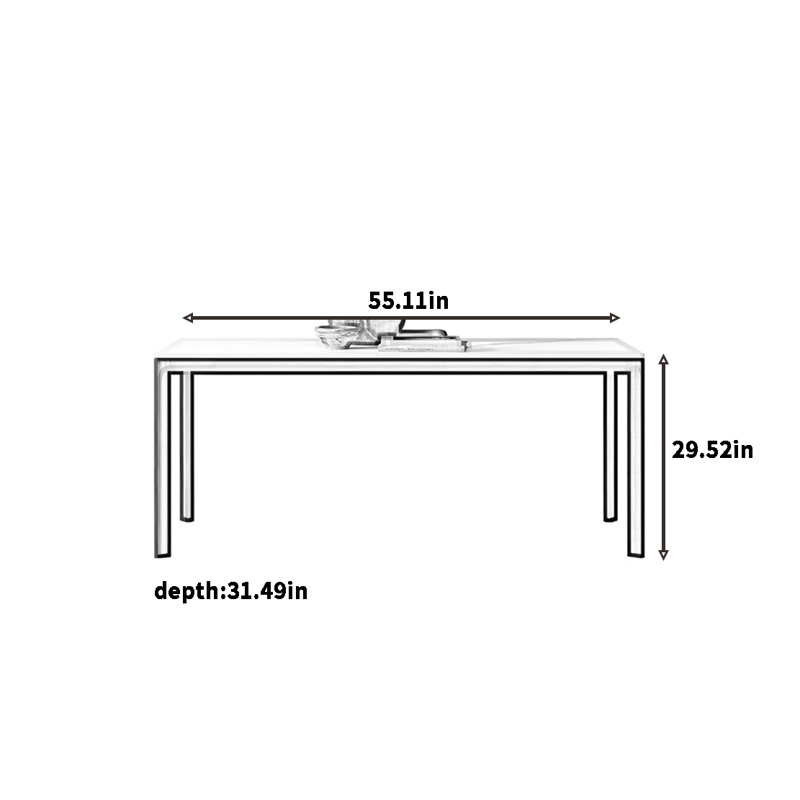 Castro, 29.52"H x 55.11"L x 31.49"W