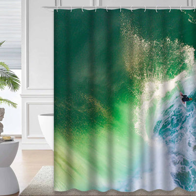 Board Surfing Waves Beach Surf Wave Blue Girl Holiday Man Nature with 12 Hooks
