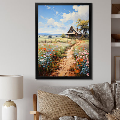 Auriemme Farmhouse Impressionist Fields I