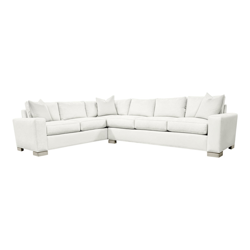 Canapé modulaire 2 pièces American Bungalow Claremont, Mélange de lin Kempsey, Wrenn
