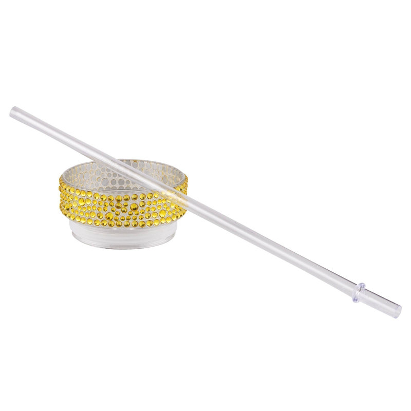 Verre Strass Strass Acrylique, Jaune
