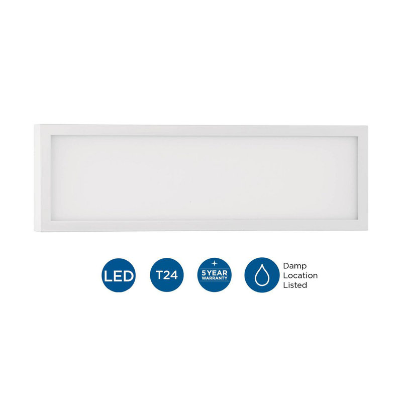 Arenijus 1 - Light Dimmable LED Wall or Ceiling Vanity Light, Satin White