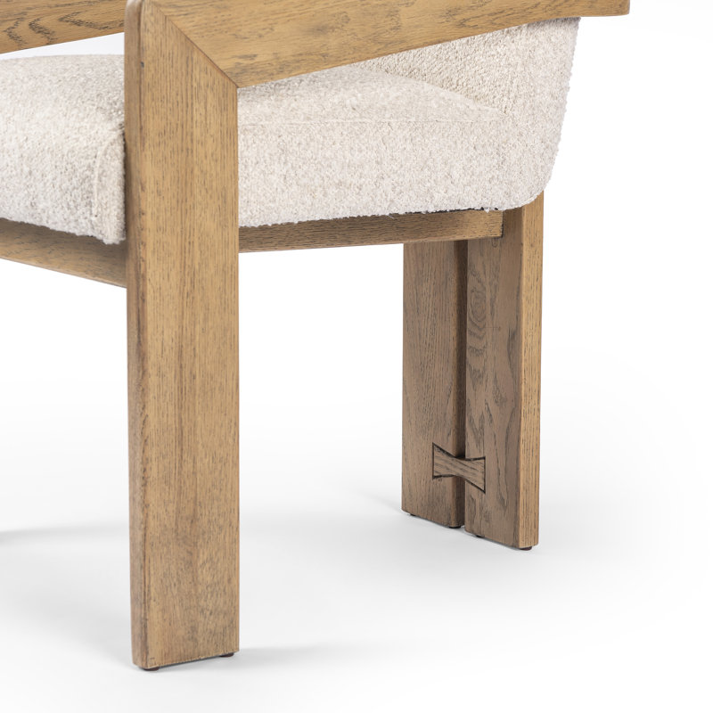 Roxy Dining Armchair, Gibson Black, Cream/Light Brown, Cream/Light Brown_2
